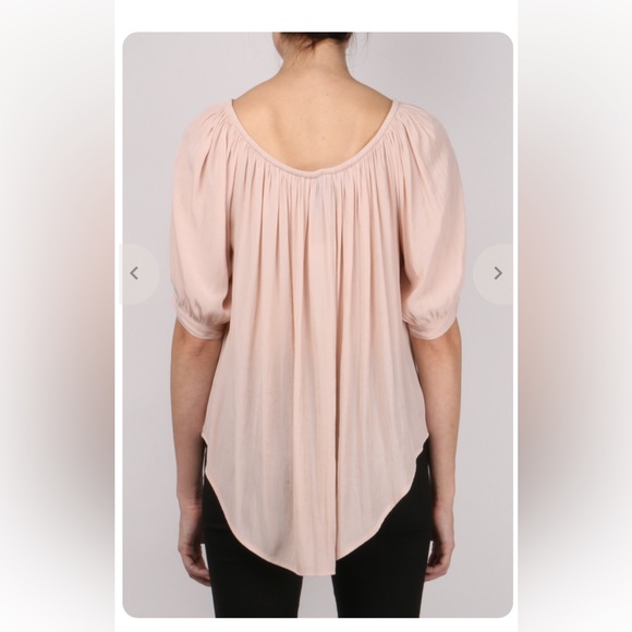 Smythe Pale Pink Gypset Blouse - Small - Picture 2 of 5